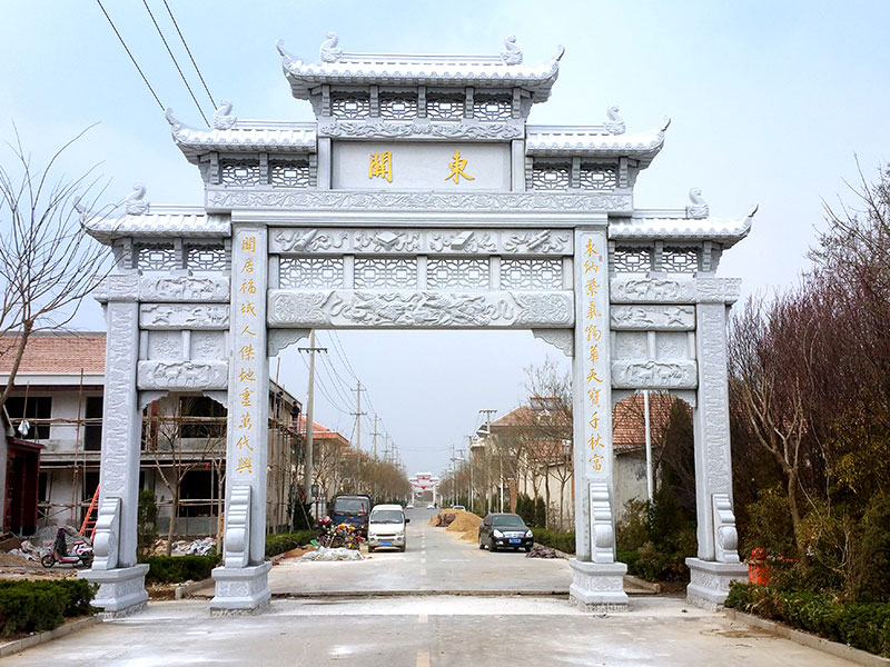 農村花崗巖牌坊